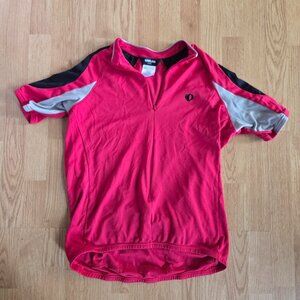 Pearl‎ Izumi Cycling Jersey Womens XL Half Zip Red